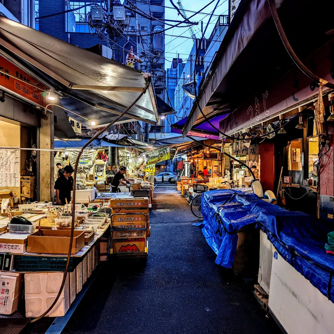 Tsukiji Outer Market, Tokio