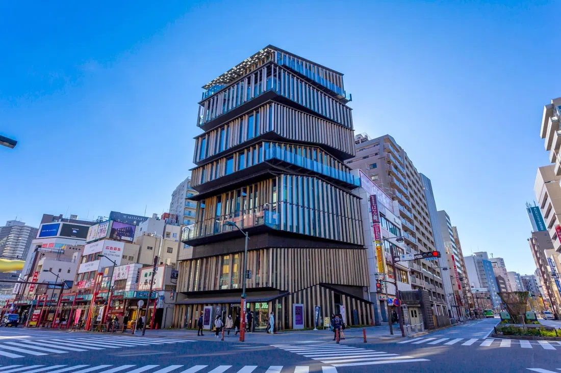 浅草文化観光センター展望テラス(8階)、東京